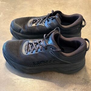Hoka Charcoal Black Running Sneakers
